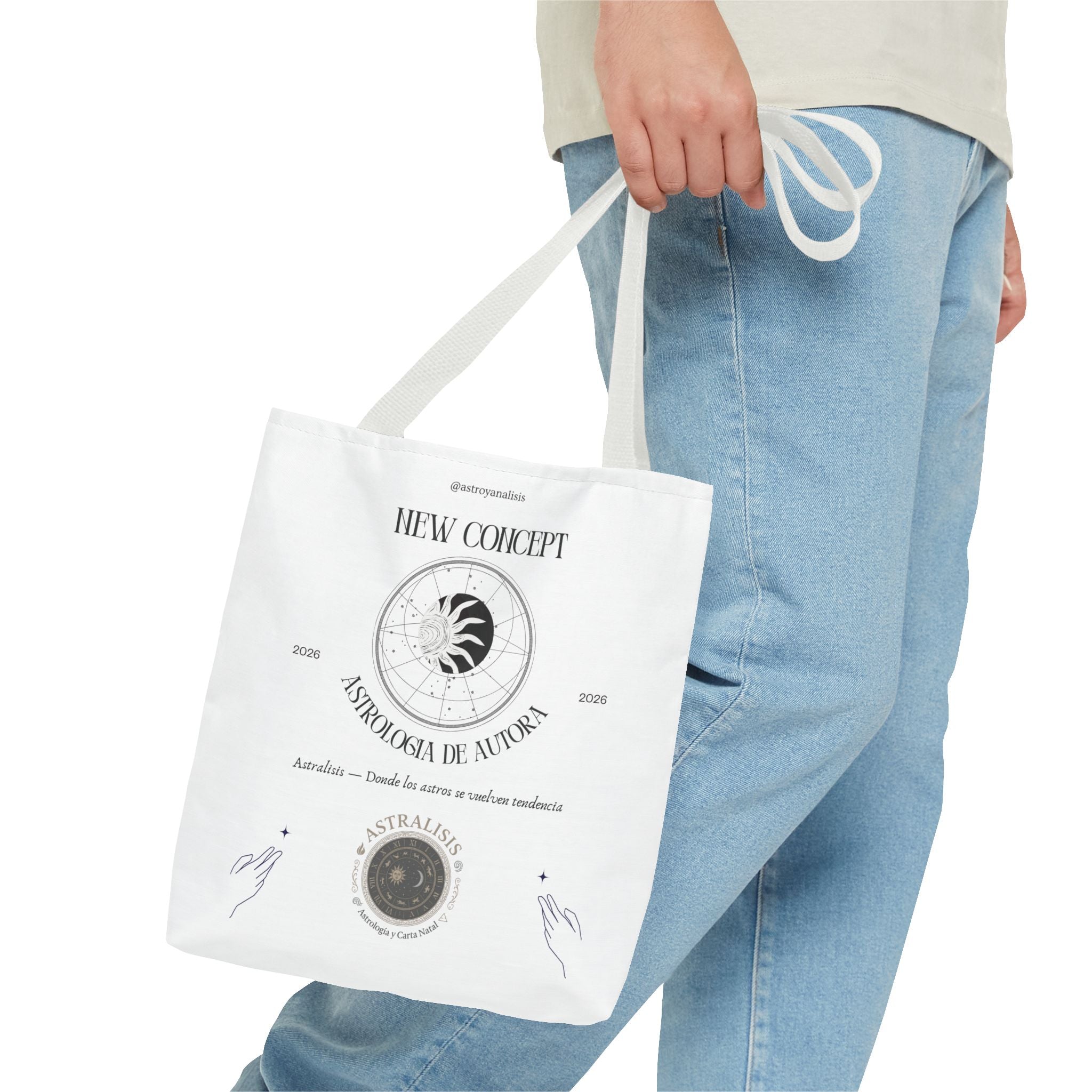 .Astrología de Autora Tote Bag — New Concept Astrology Canvas Tote