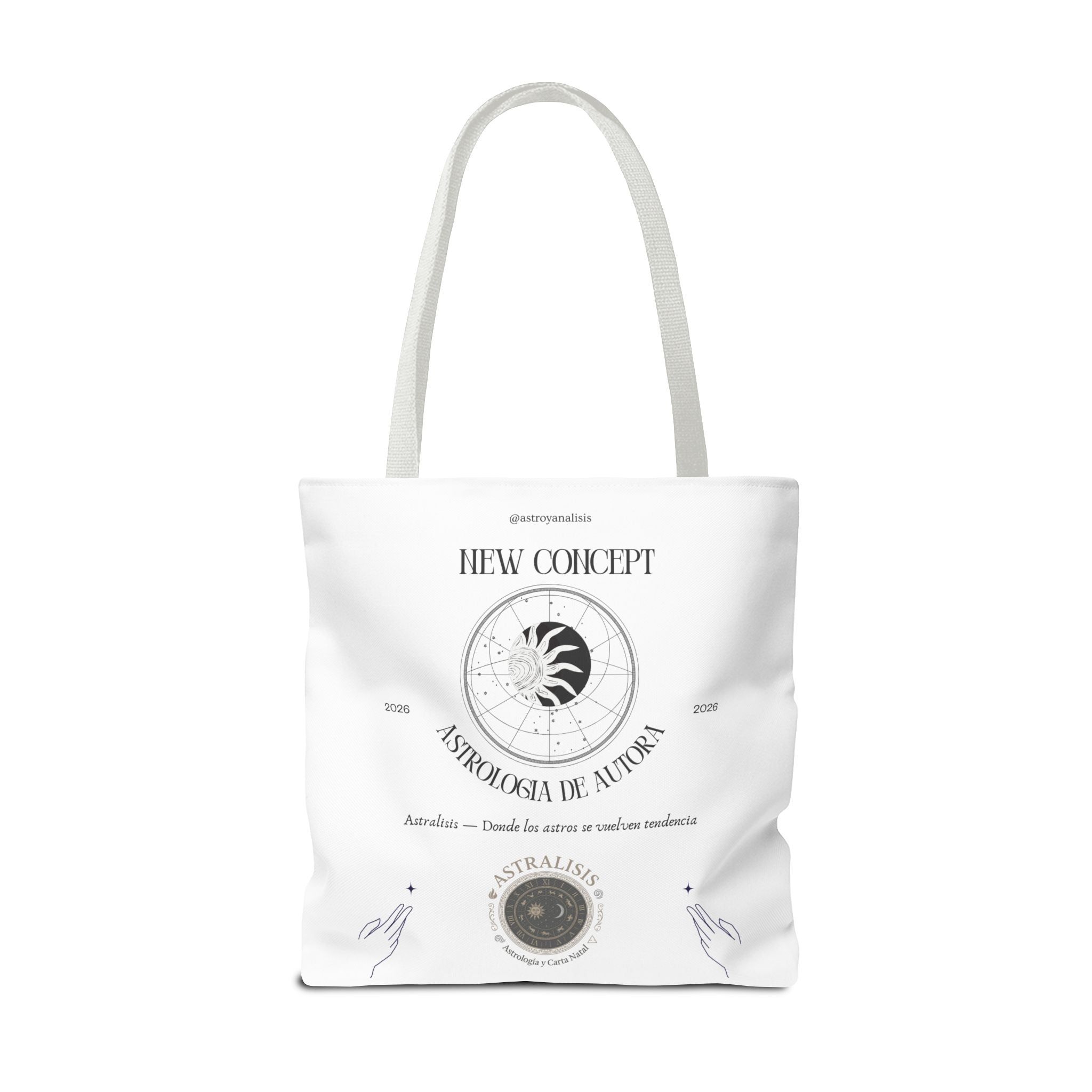 .Astrología de Autora Tote Bag — New Concept Astrology Canvas Tote