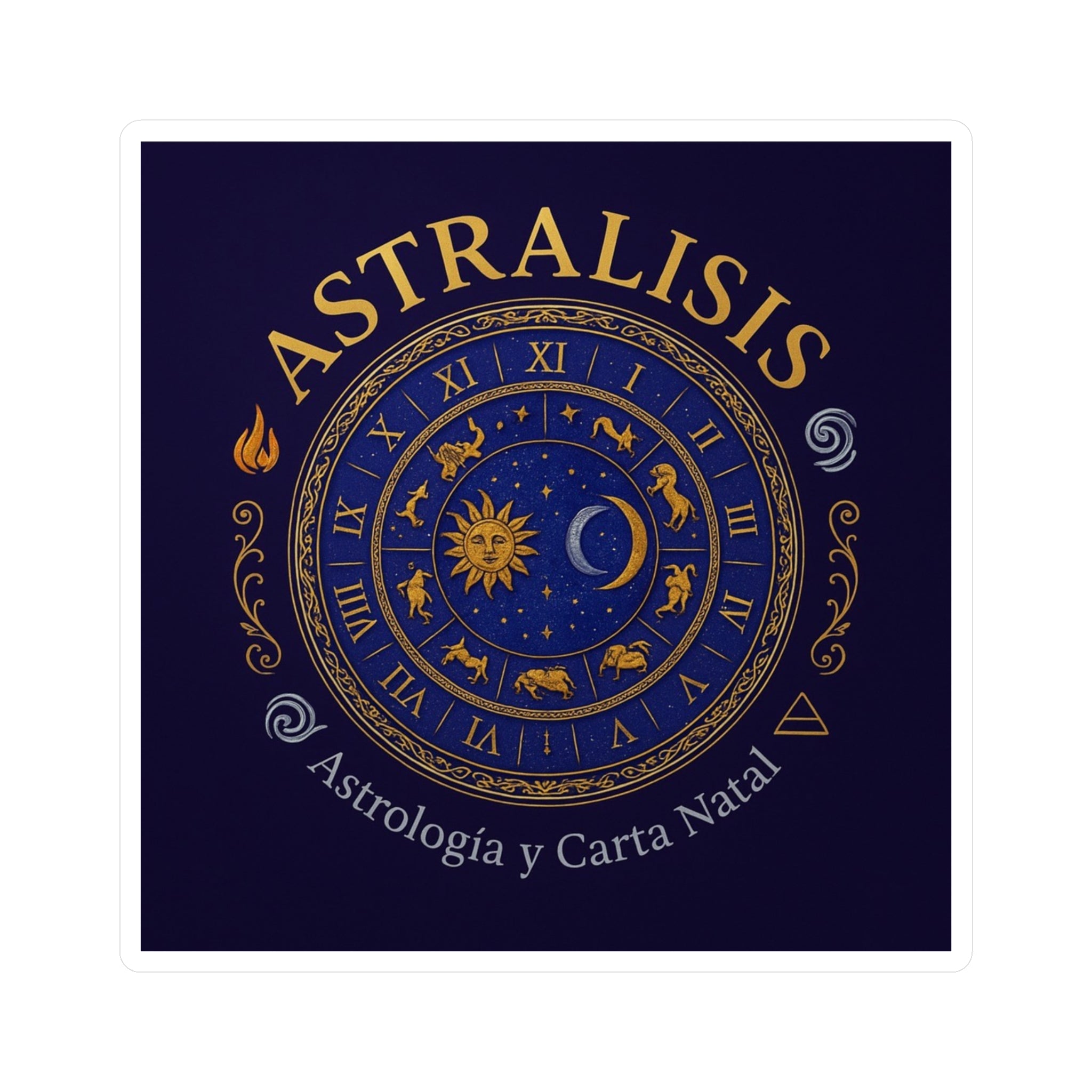 Sticker — Astralisis Azul (Astrología y Carta Natal)