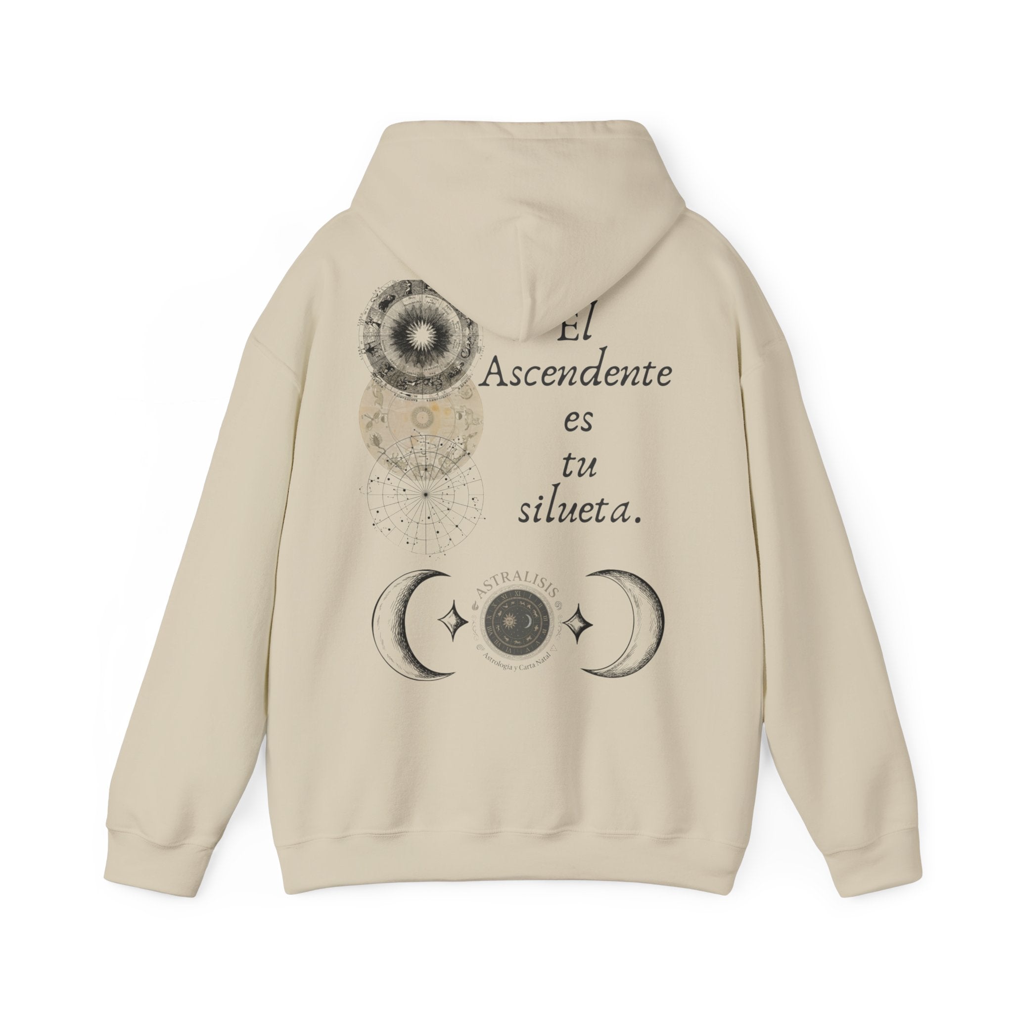 Sudadera El Ascendente es tu silueta - Espalda - ASTRALISIS DESIGN