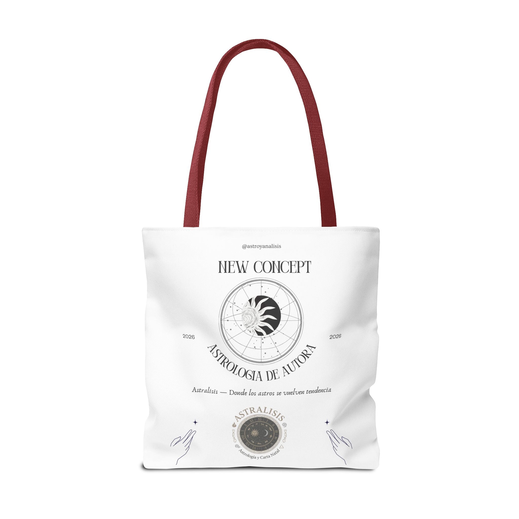 .Astrología de Autora Tote Bag — New Concept Astrology Canvas Tote