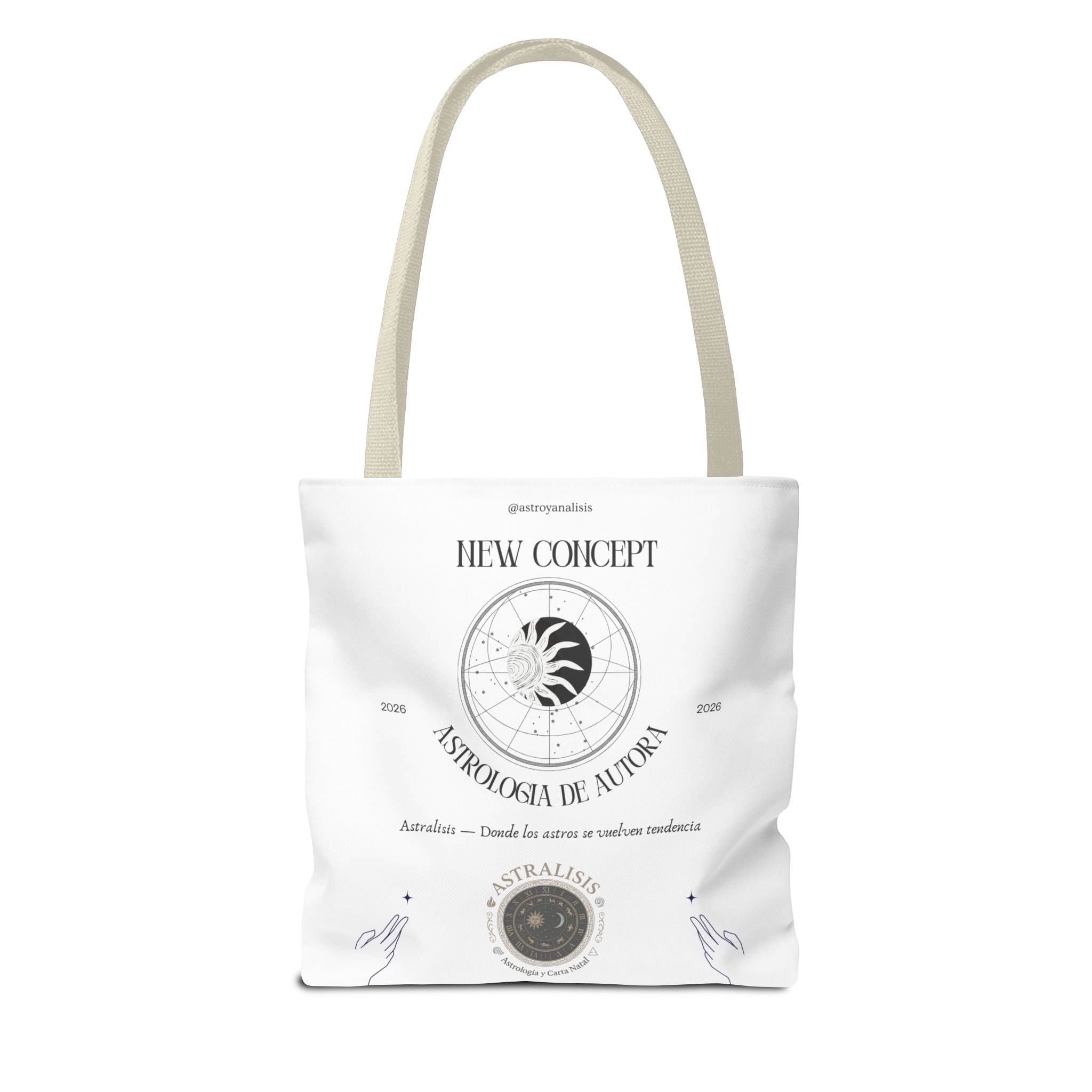 .Astrología de Autora Tote Bag — New Concept Astrology Canvas Tote