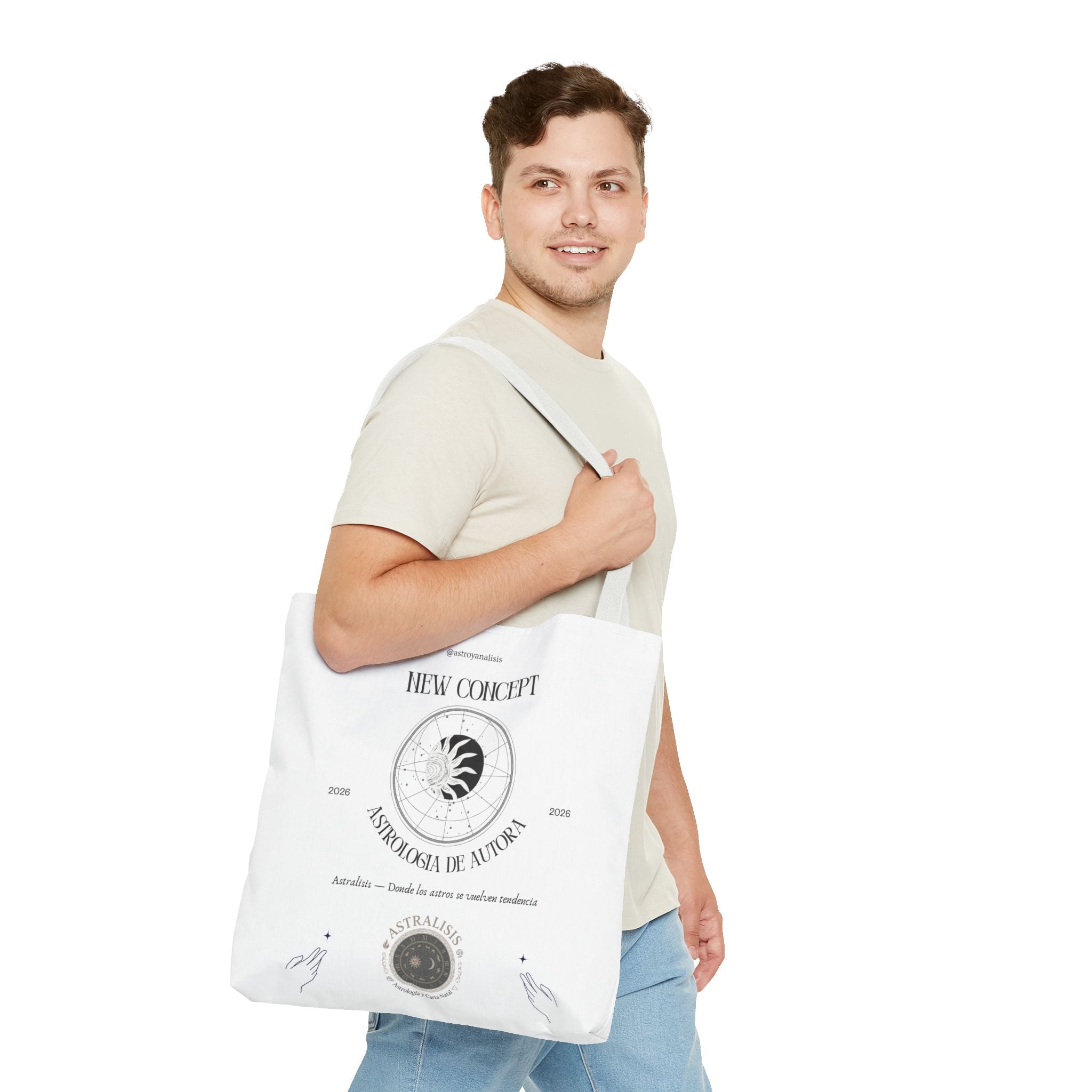 .Astrología de Autora Tote Bag — New Concept Astrology Canvas Tote