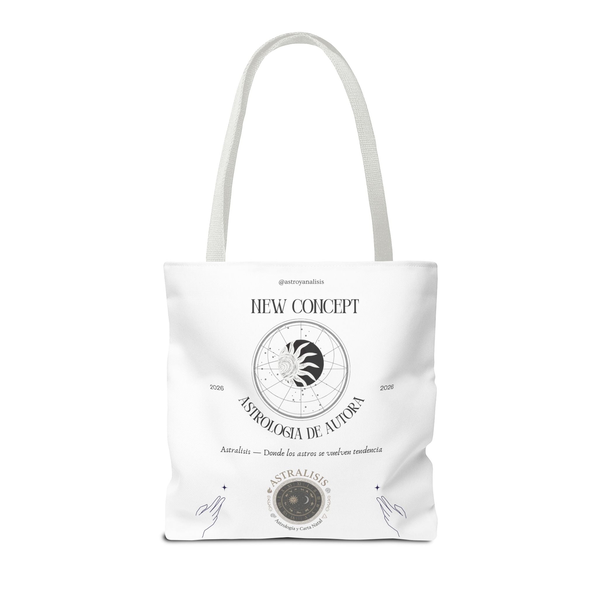 .Astrología de Autora Tote Bag — New Concept Astrology Canvas Tote