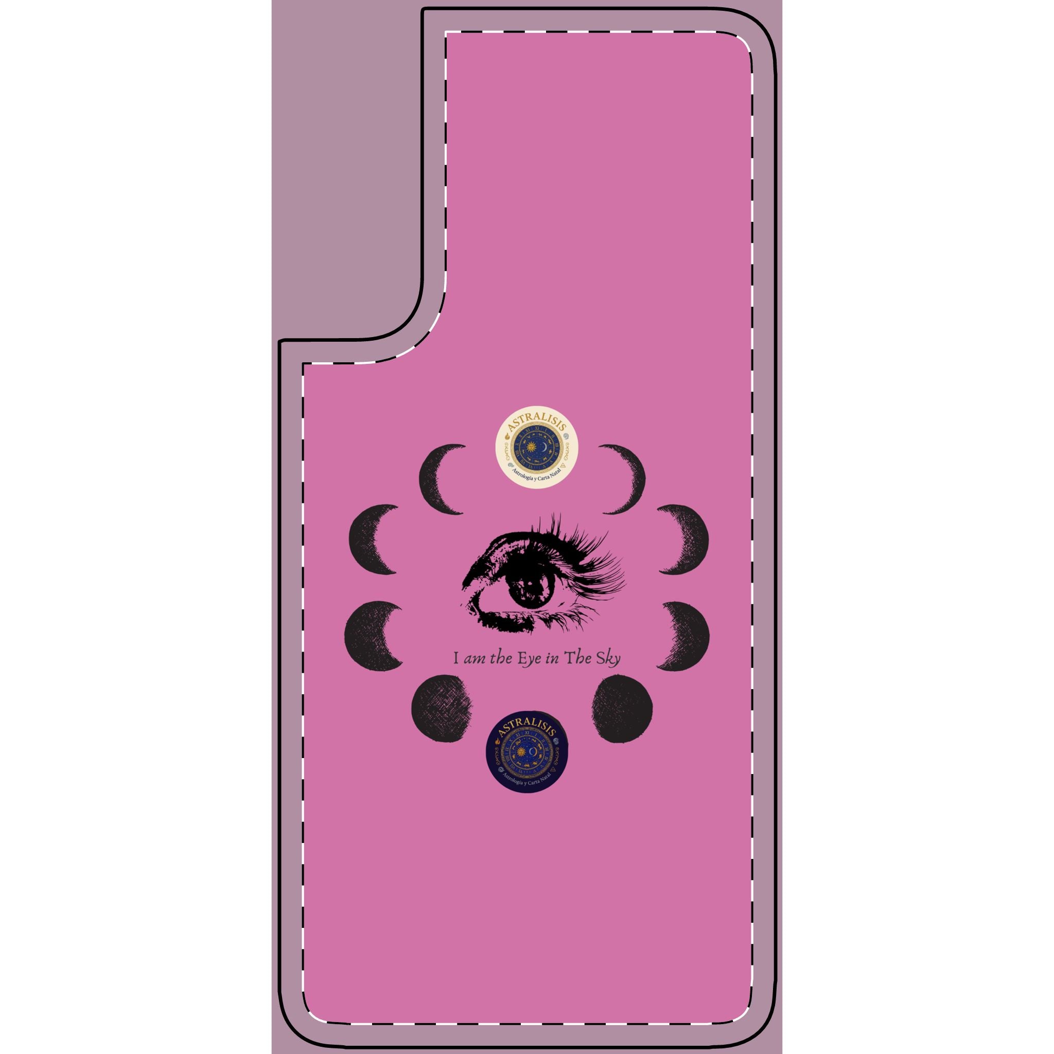 Carcasa Móvil Rosa ASTRALISIS DESIGN ("I am the Eye in the Sky")