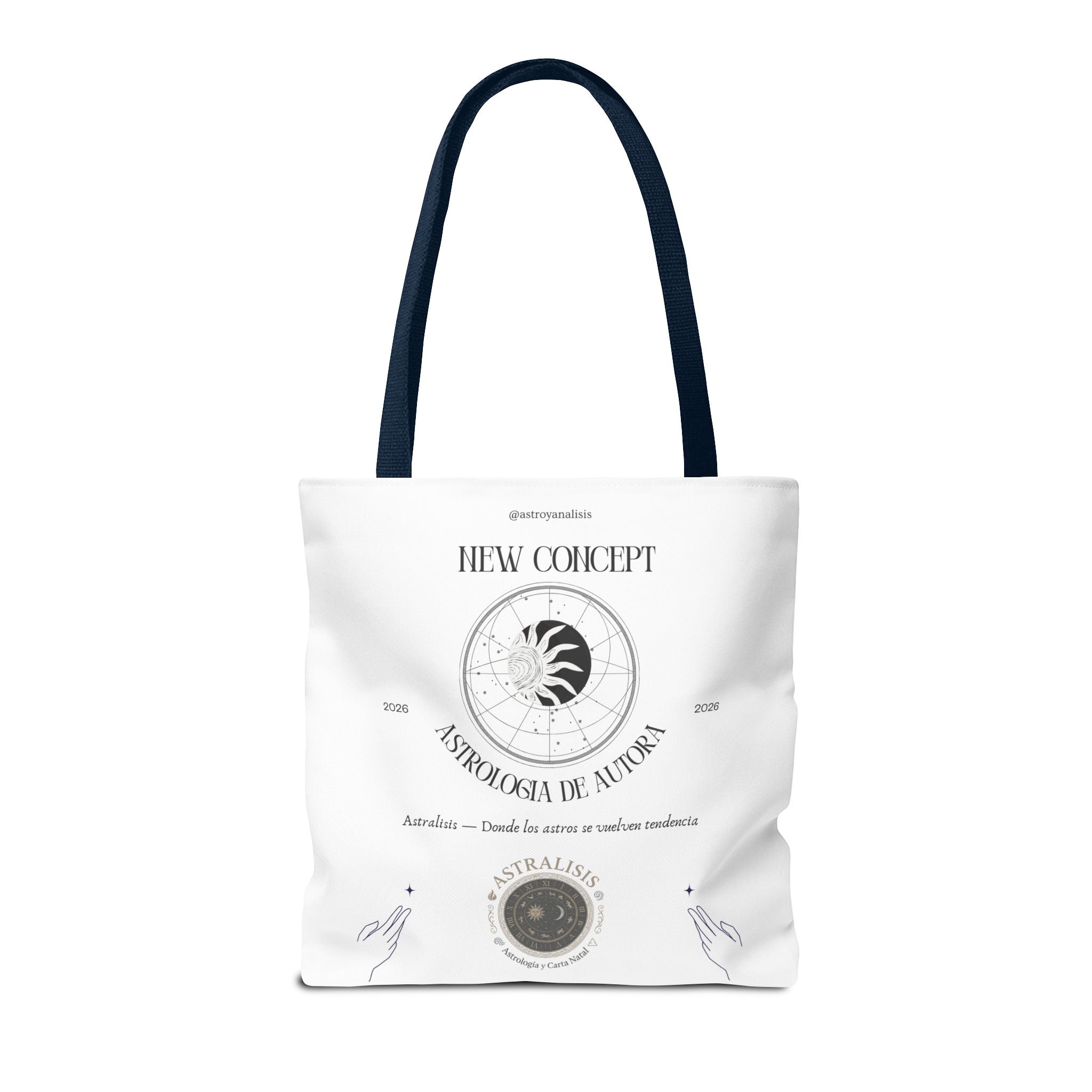 .Astrología de Autora Tote Bag — New Concept Astrology Canvas Tote