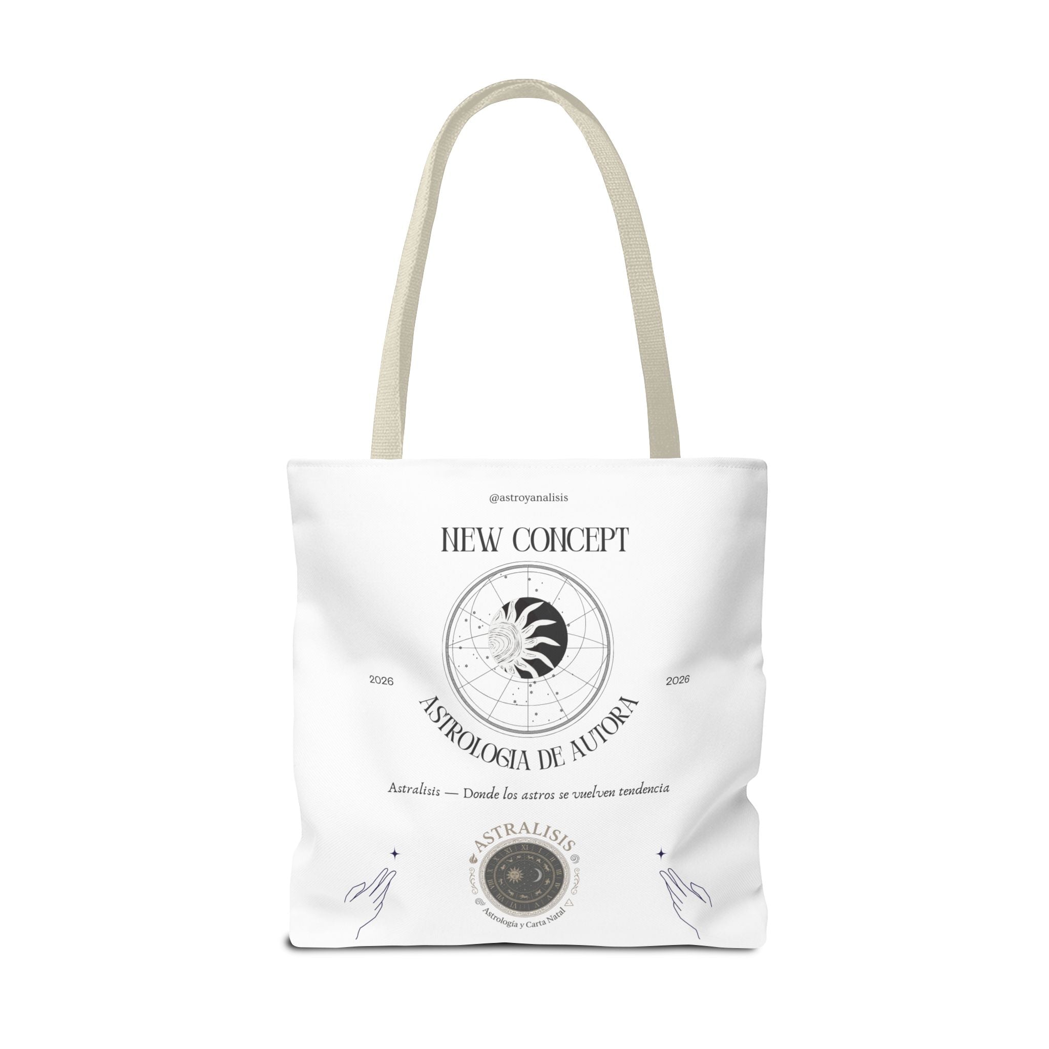 .Astrología de Autora Tote Bag — New Concept Astrology Canvas Tote