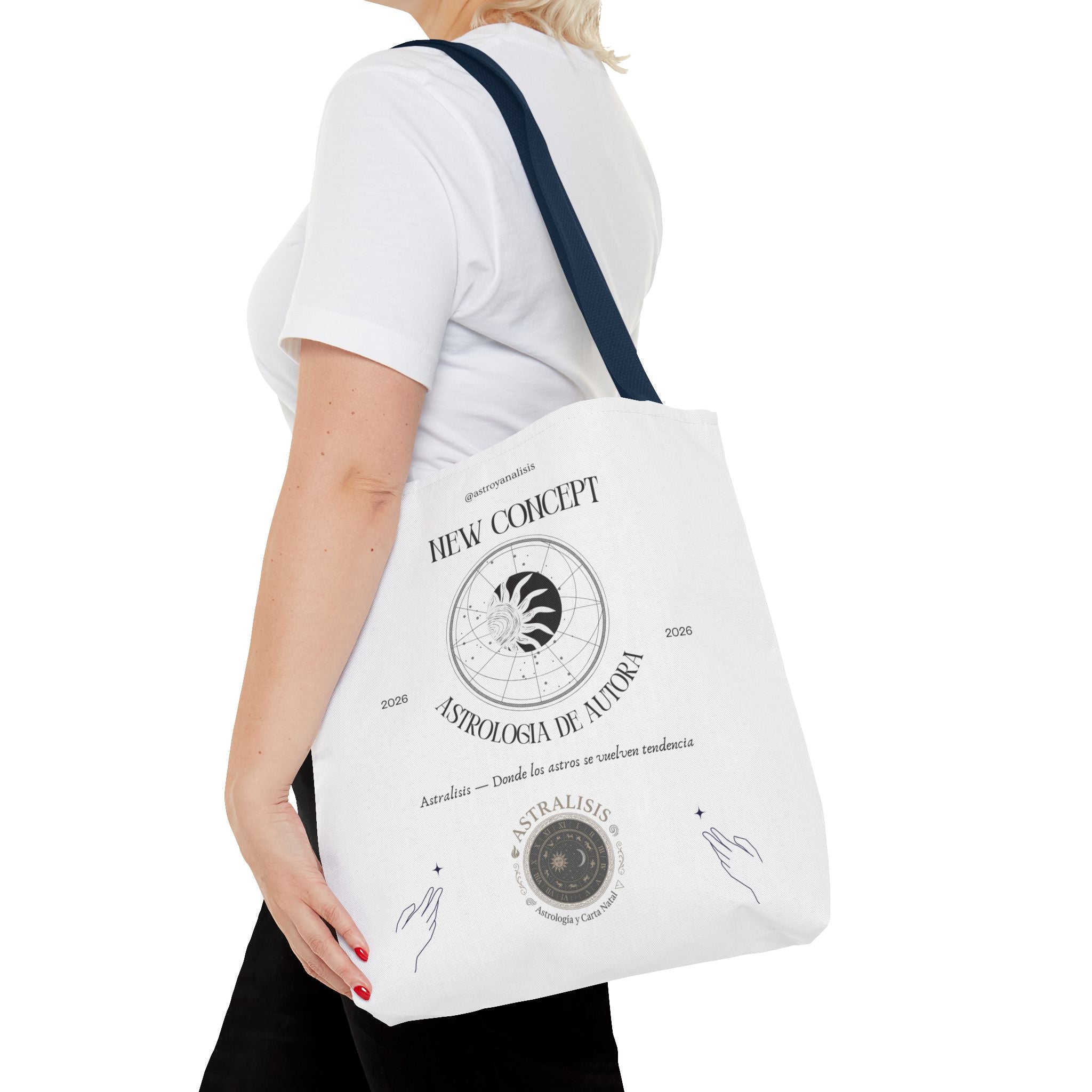 .Astrología de Autora Tote Bag — New Concept Astrology Canvas Tote