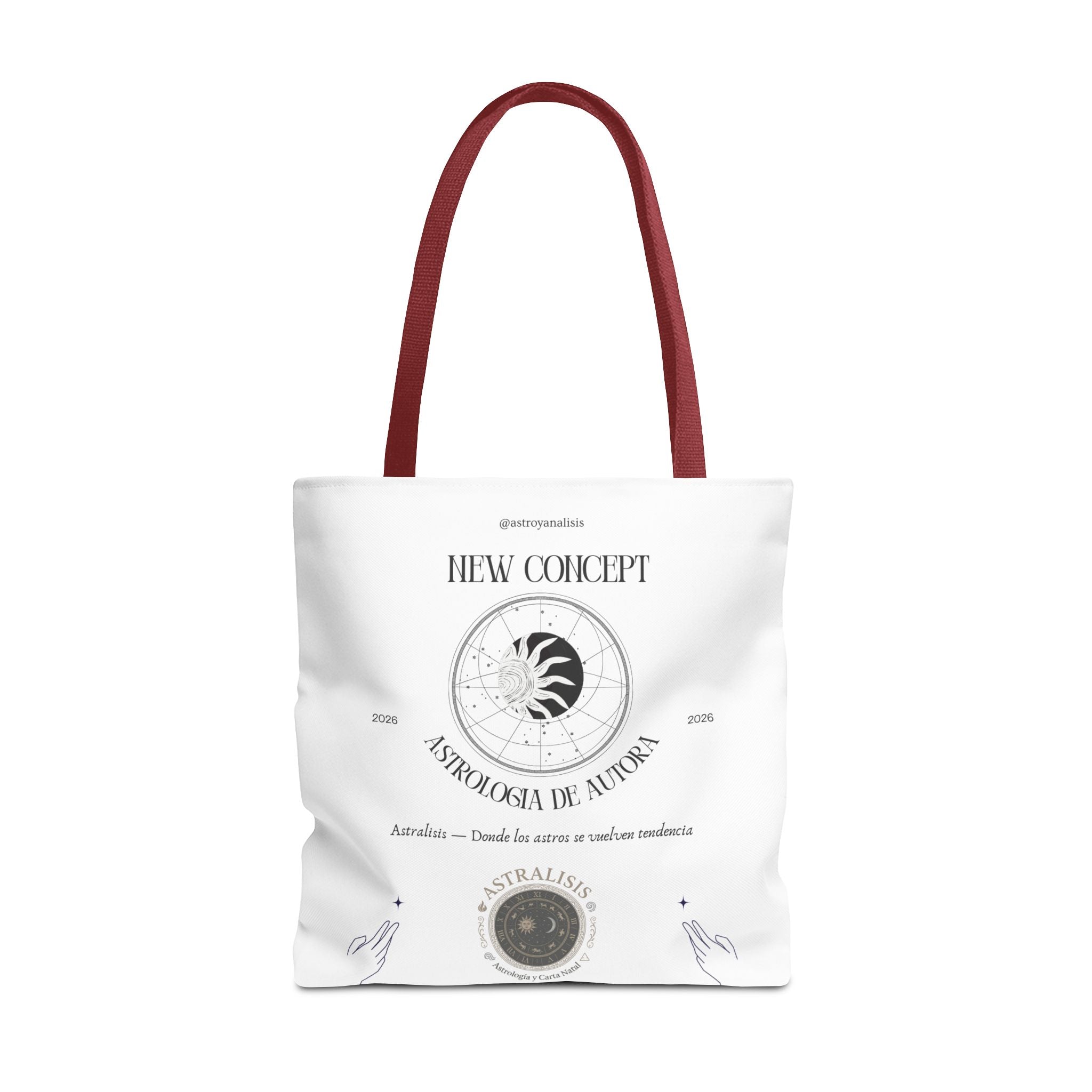 .Astrología de Autora Tote Bag — New Concept Astrology Canvas Tote