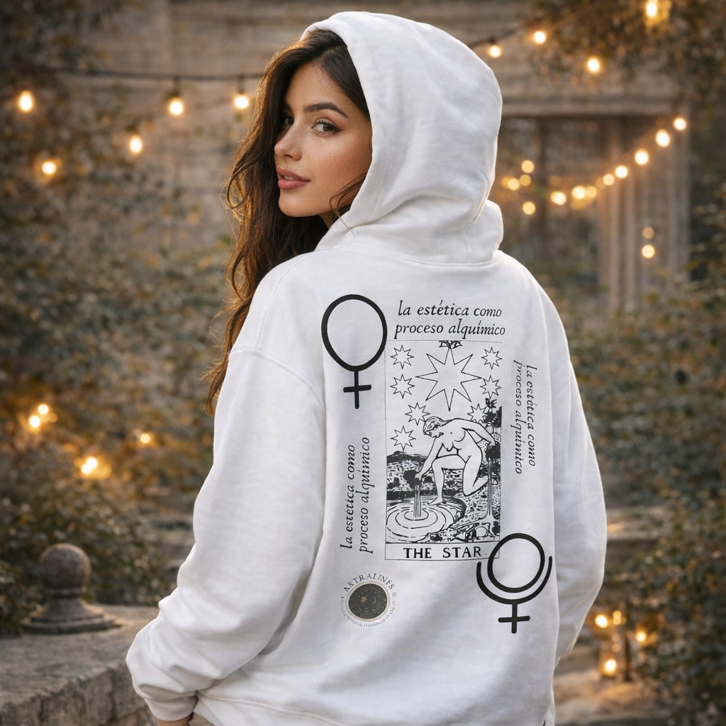 Sudadera Tarot La Estrella – Diseño Gráfico Astrálisis
