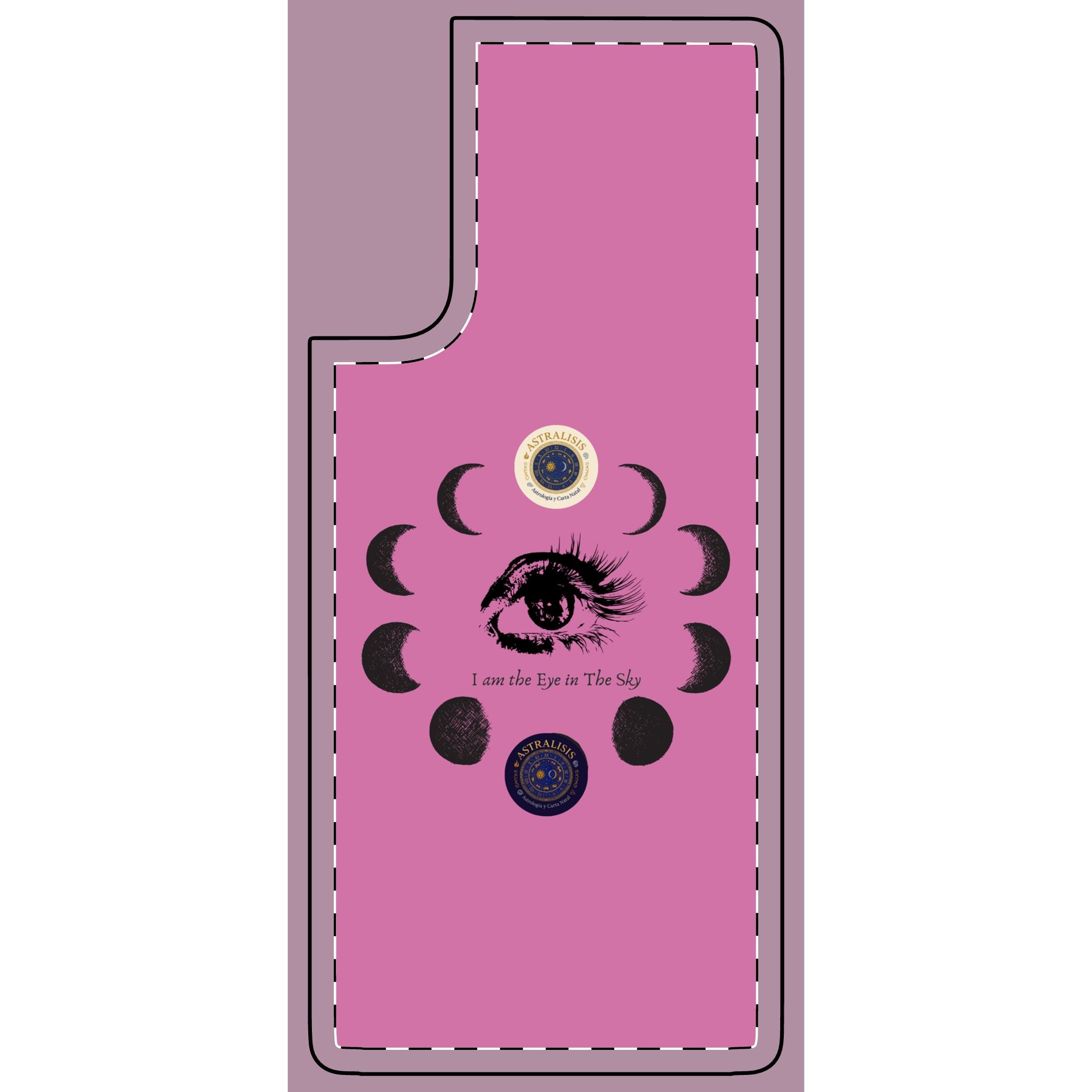 Carcasa Móvil Rosa ASTRALISIS DESIGN ("I am the Eye in the Sky")